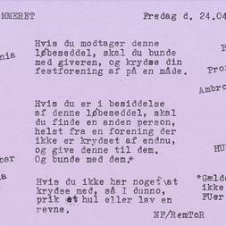 Løbesedler